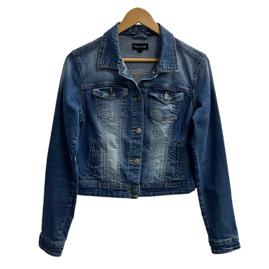 Veste en jean bleu pour femme New Look