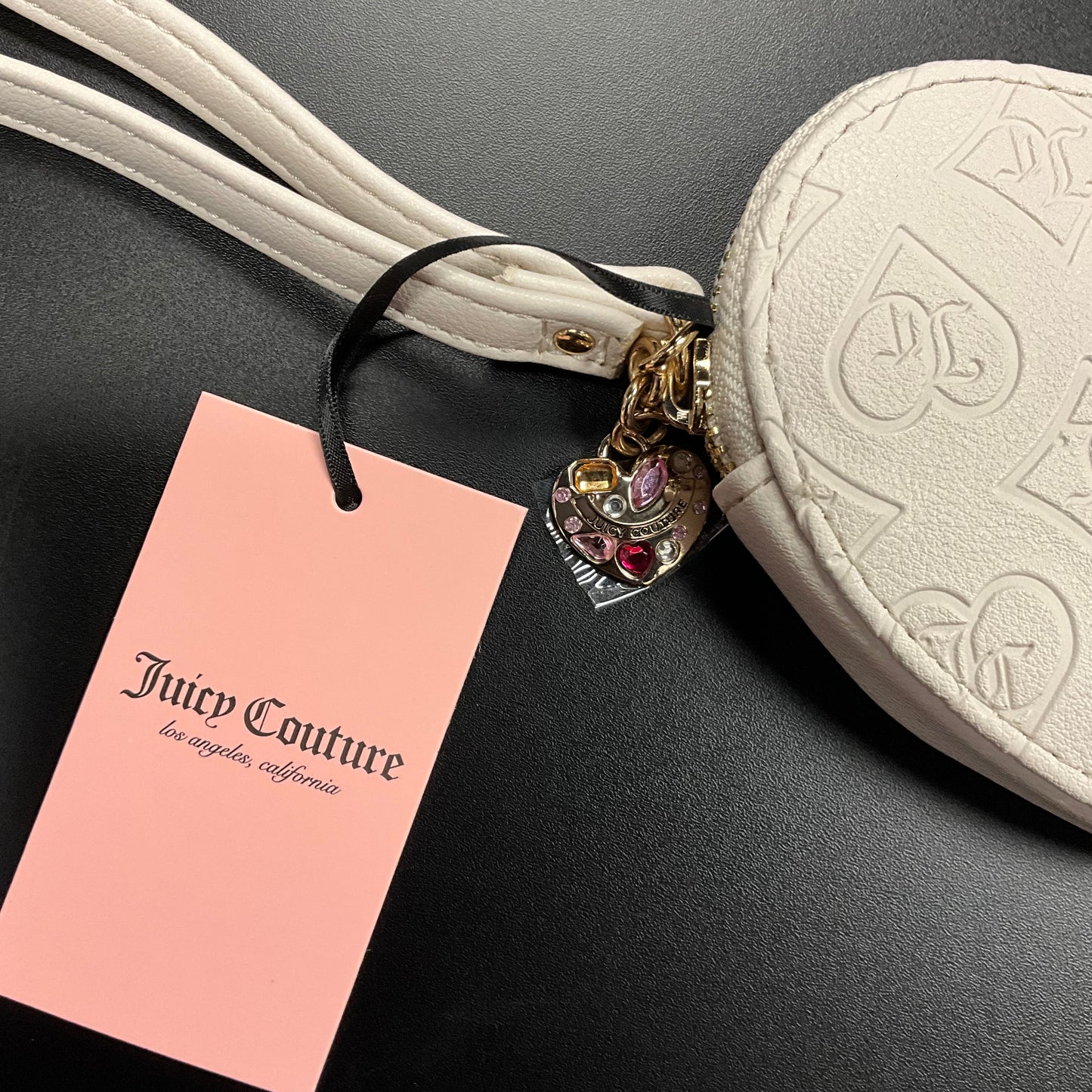 Juicy Couture Heart Shaped Wallet with Pendant.