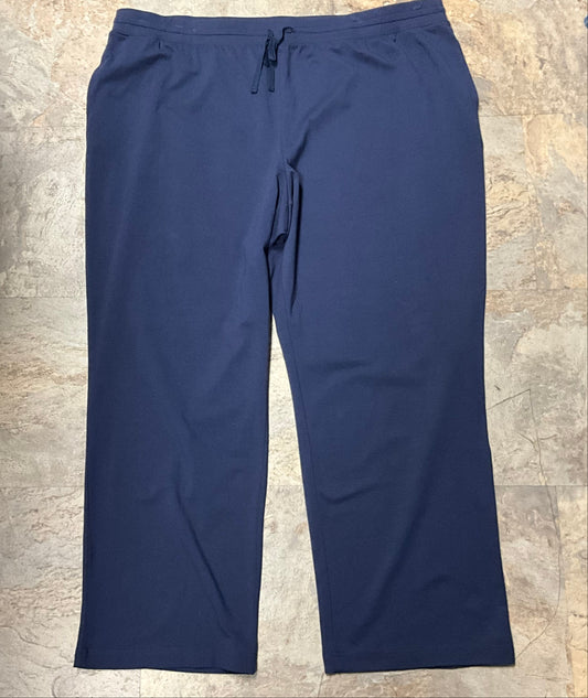 Karen Scott Sport Woman Blue Stretch Pants