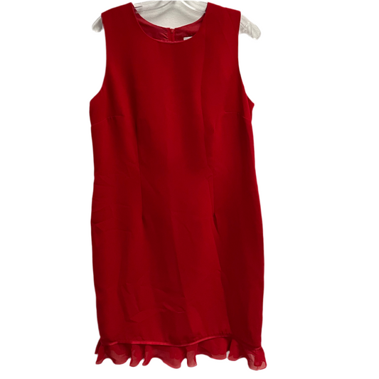 Plaza South Red Sleeveless Maxi Dress