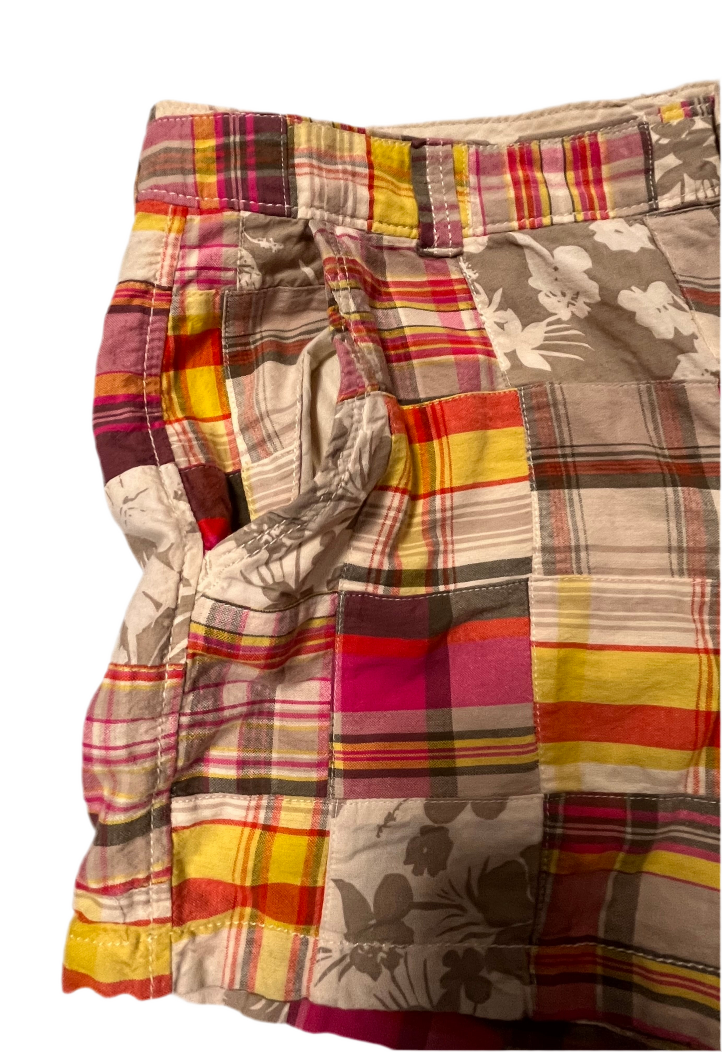 Old Navy Women's Multicolor Plaid Shorts