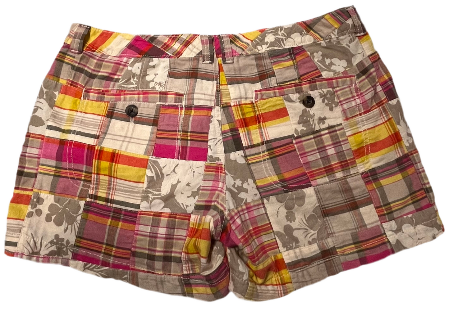 Short à carreaux multicolores pour femme Old Navy