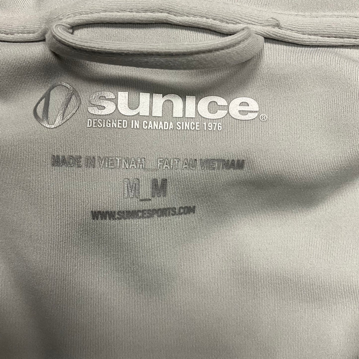 Sunice Women's Gray Golf Hoodie with Embroidered Bee