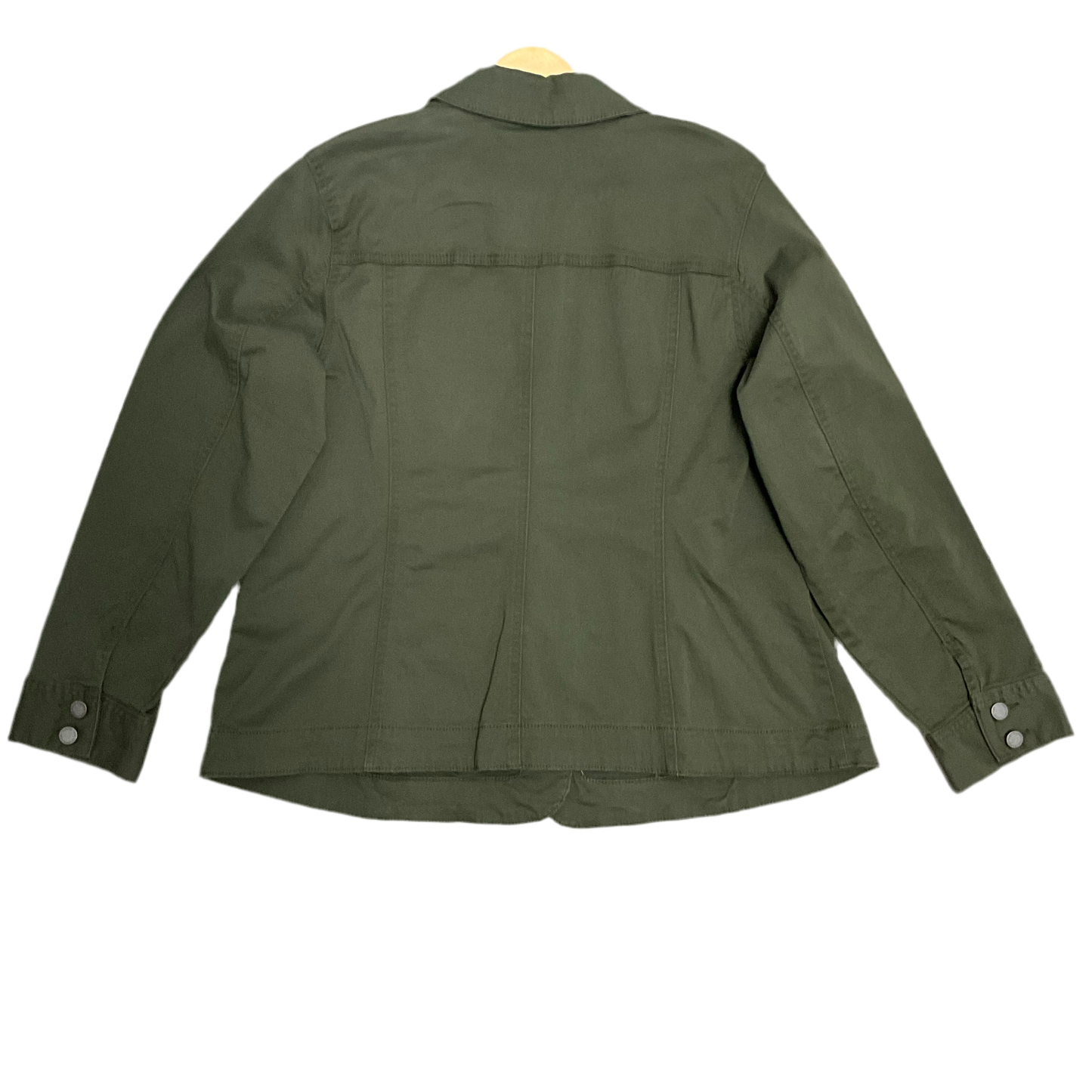 Veste en jean vert Charter Club grande taille 2X