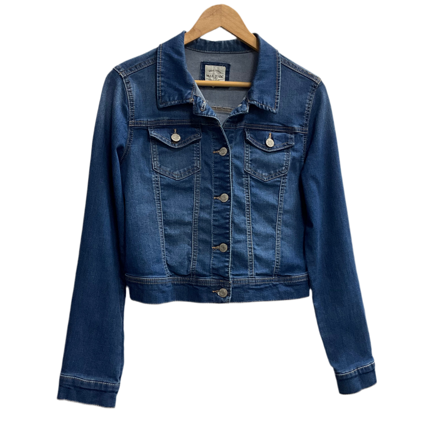 Wax Jean Women's Blue Denim Jacket