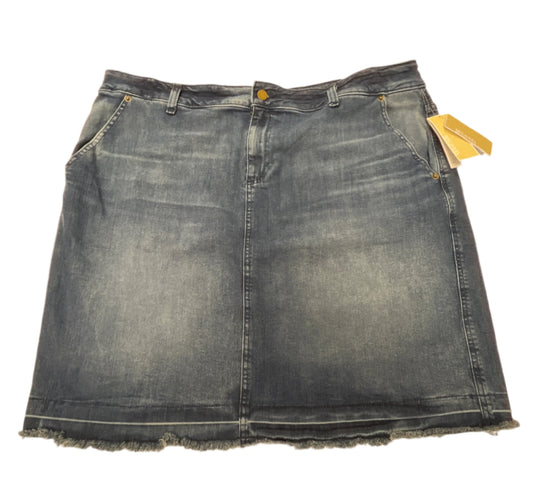 MICHAEL Michael Kors Women's Blue Denim Mini Skirt