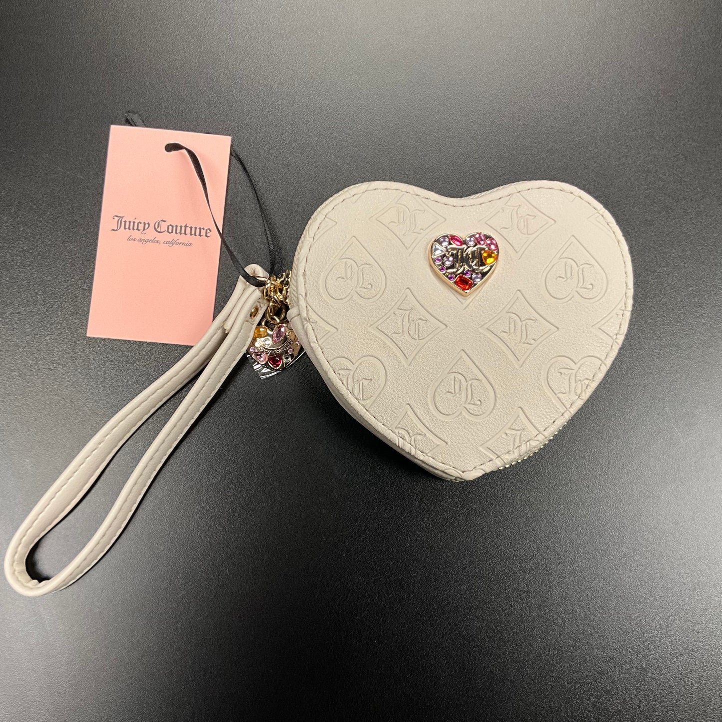 Juicy Couture Heart Shaped Wallet with Pendant.