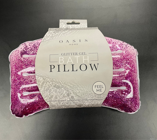 Glitter Gel Bath Pillow