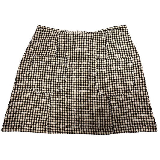 Esprit Vintage Black & White Print Mini Skirt