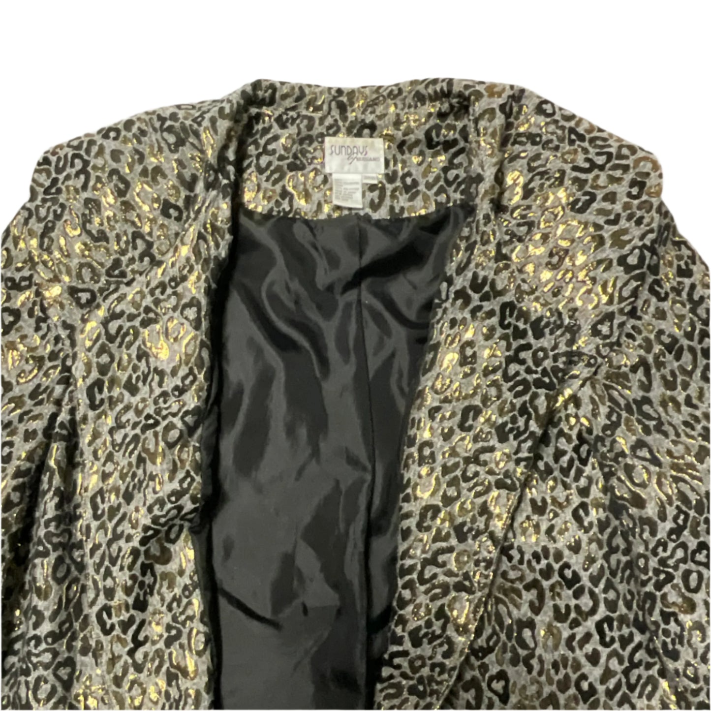 Sundays by Nubiano Vintage Animal Print Coat