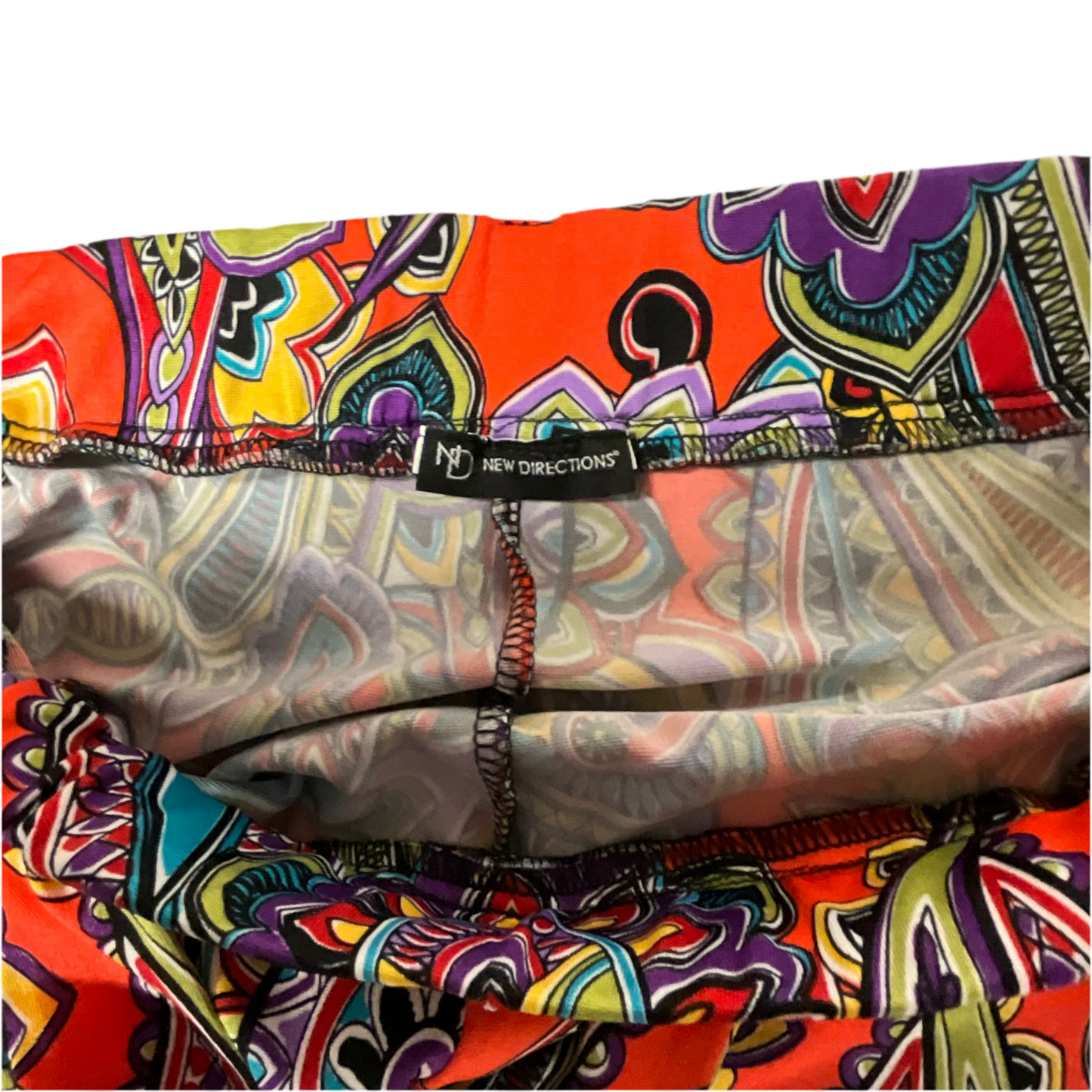 New Directions Women's Multicolor Print Shorts