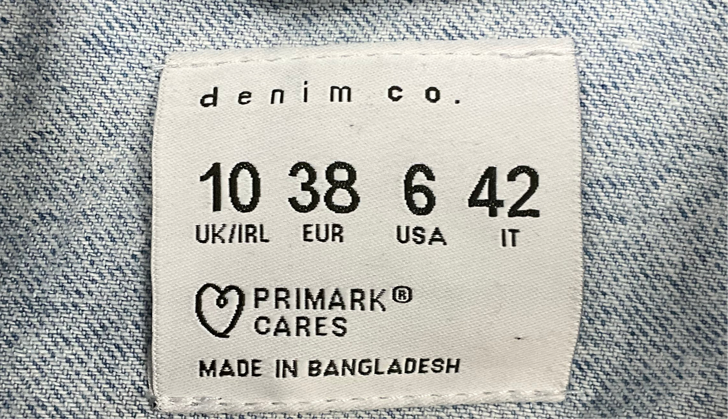 Veste en jean bleu délavé pour femme de la marque Primark Cares de Denim Co.