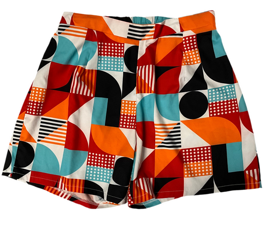 Short pour femme à imprimé multicolore Curve