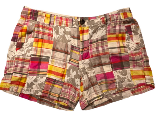 Short à carreaux multicolores pour femme Old Navy