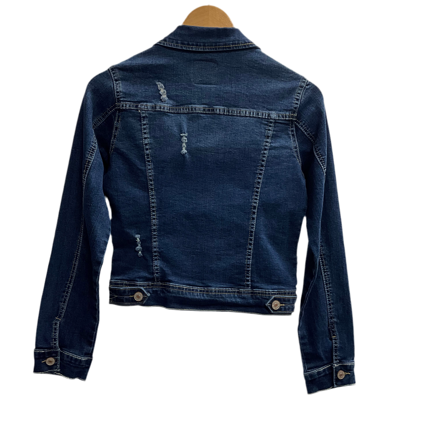 Special One Premium Collection Women's Blue Denim Distressed Jacket