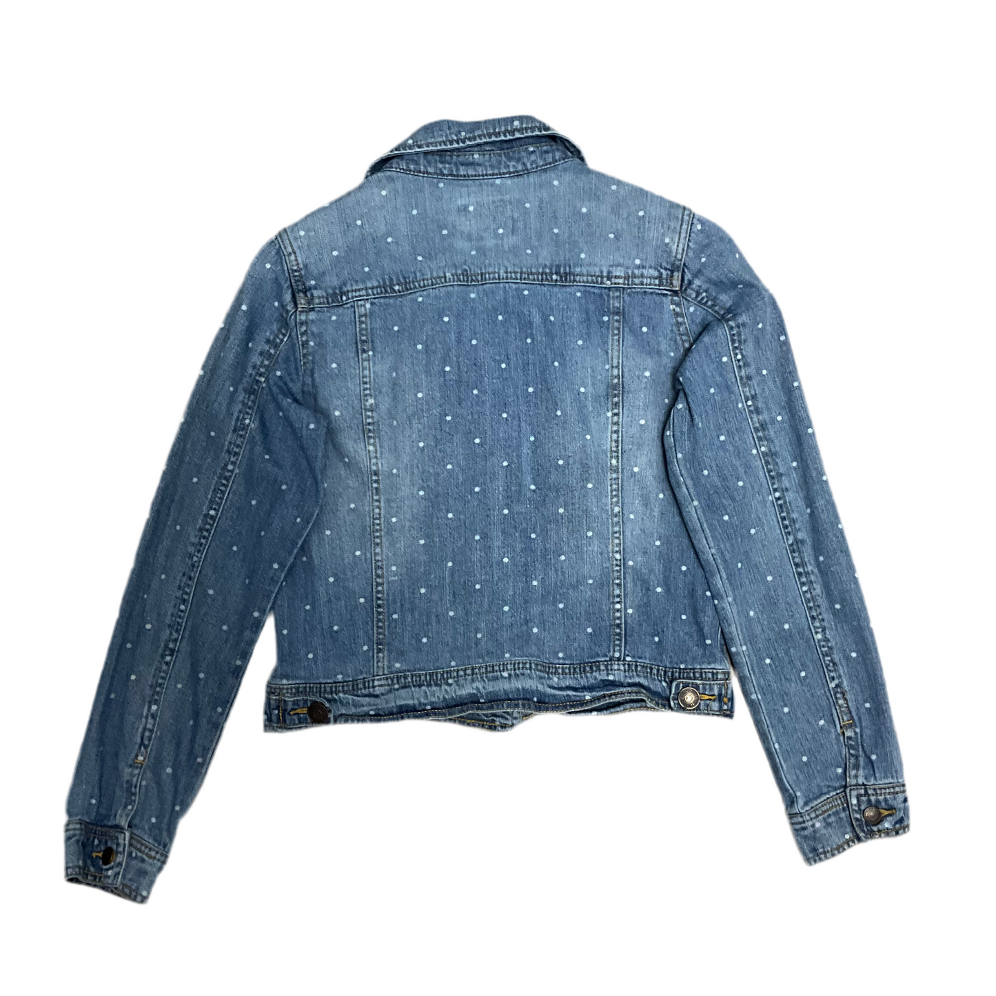 Veste en jean bleu à pois blancs pour femme Cherokee Blue