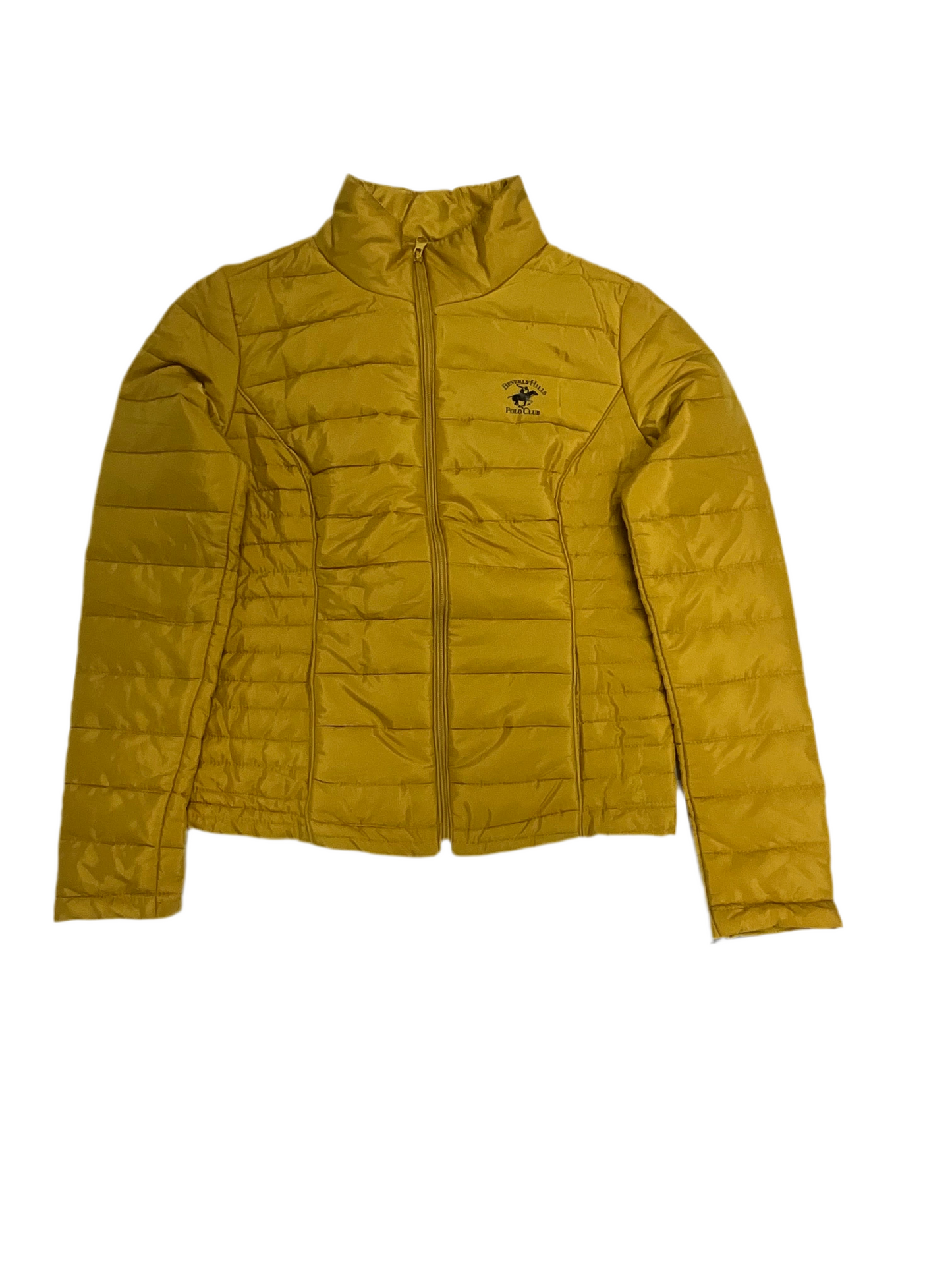 Beverly Hills Polo Club Women's Gold Puffer Jacket