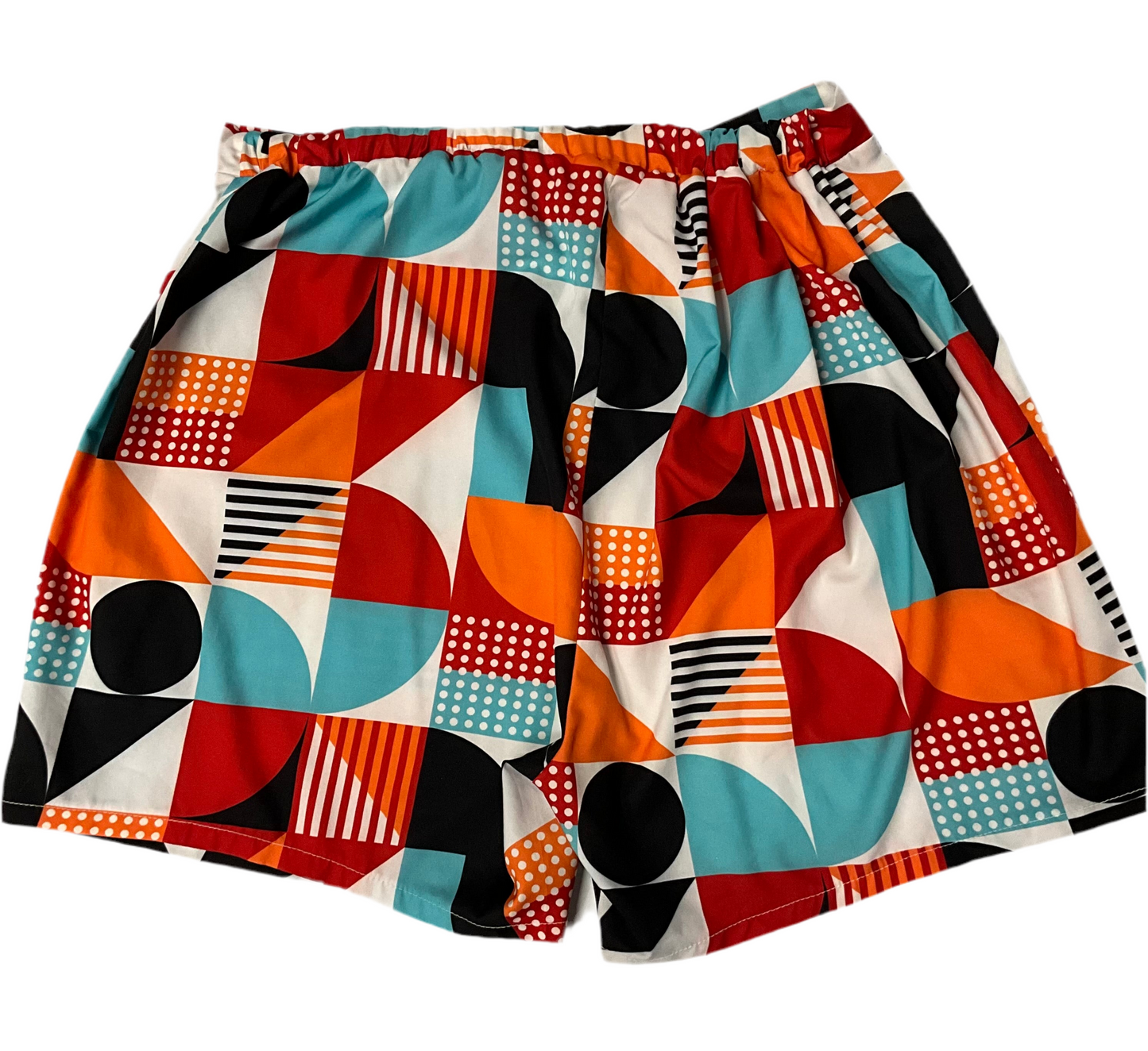 Short pour femme à imprimé multicolore Curve