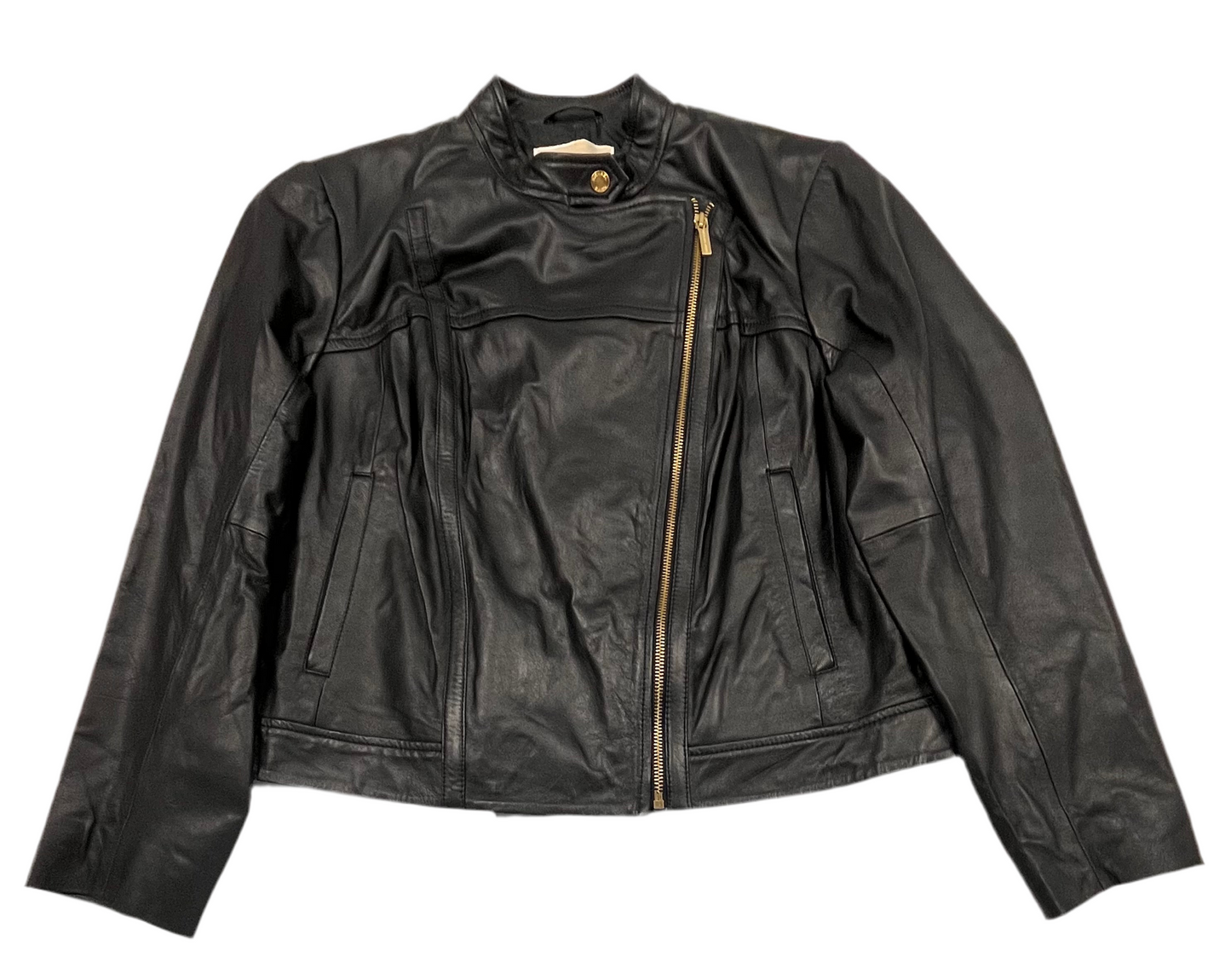 Veste en cuir noir MICHAEL Michael Kors