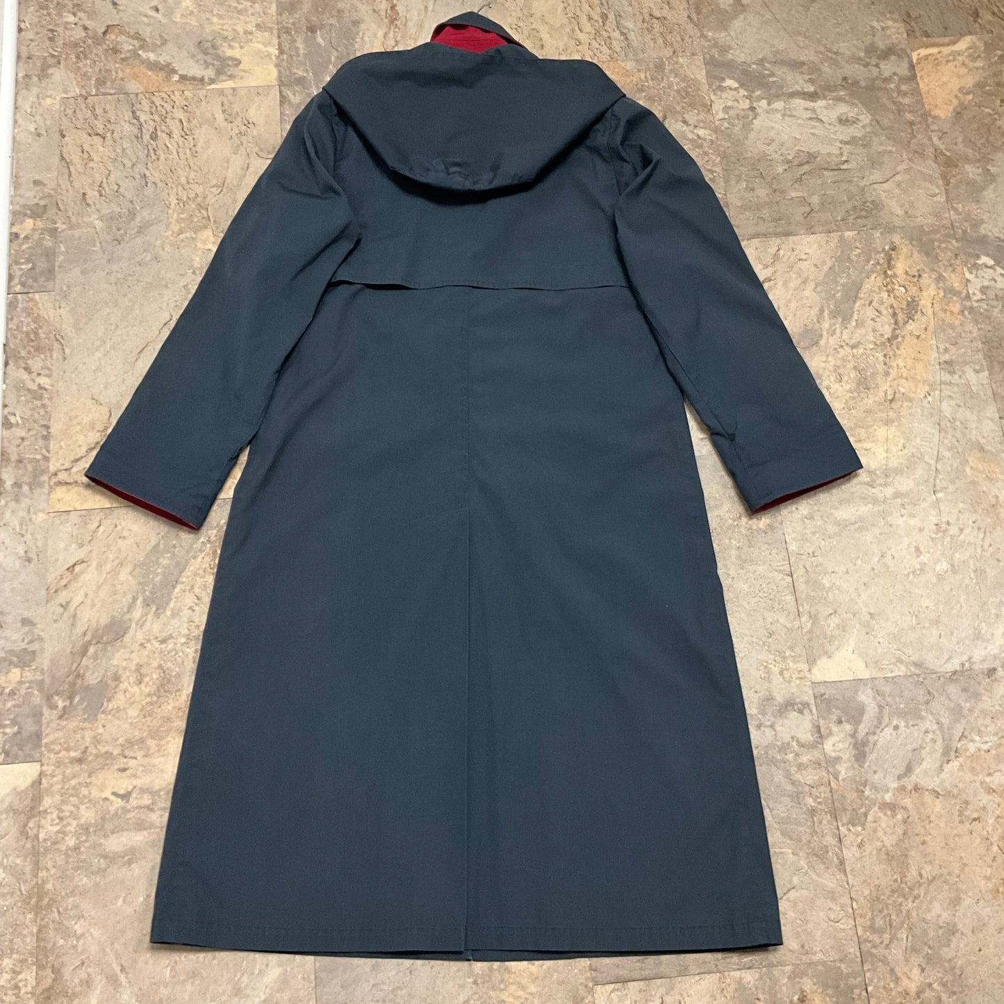 London Fog Women's Blue Trench Coat