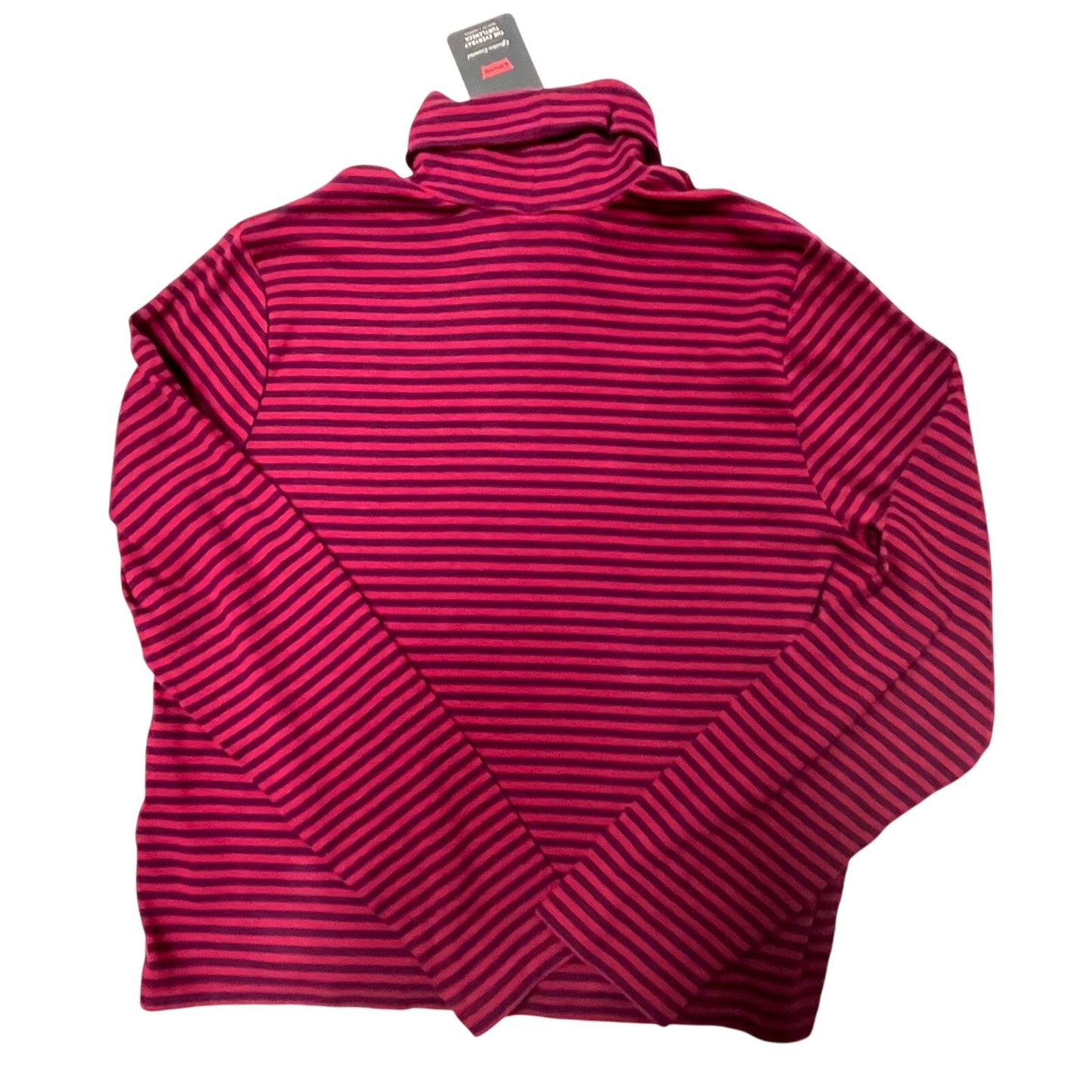 Levi's Women's Everyday Purple Striped Turtleneck